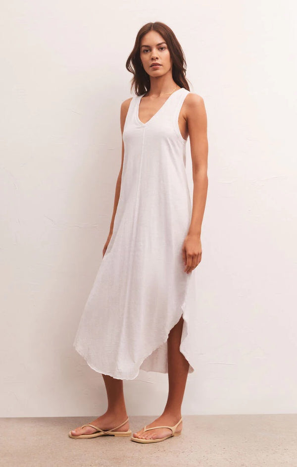 Z Supply Reverie Midi Dress in White