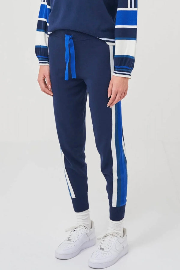 Wispr by Brodie Colourblock Joggers in Navy