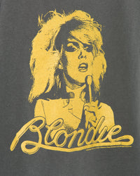 Junk Food Clothing "Blondie Gold Cropped Muscle Tank"