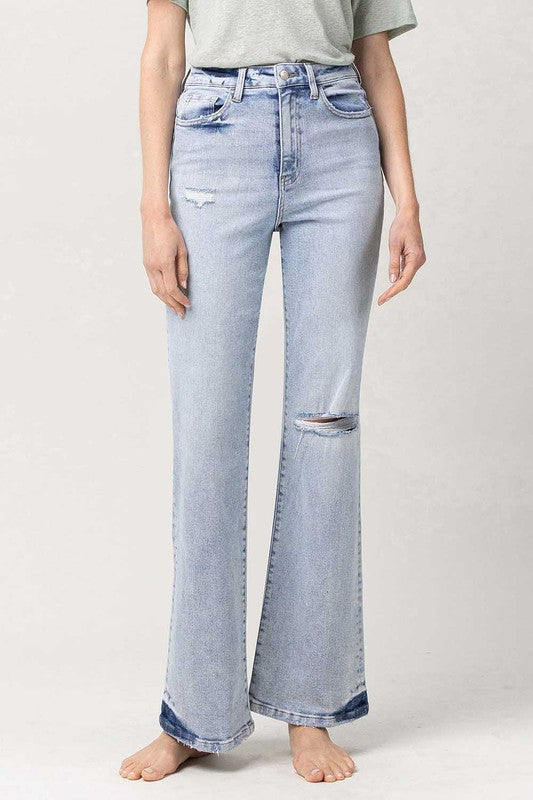 Vervet "Crystal 90s Vintage Flare Jeans"
