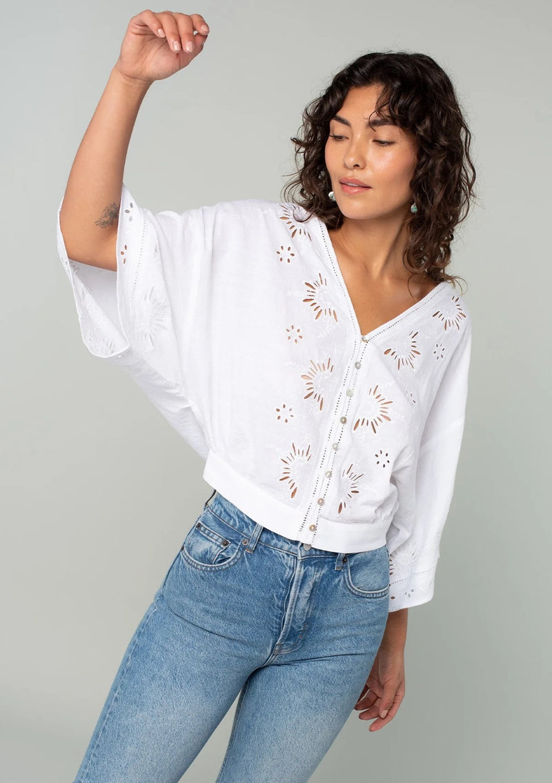 Lovestitch "Elijah Eyelet Top"