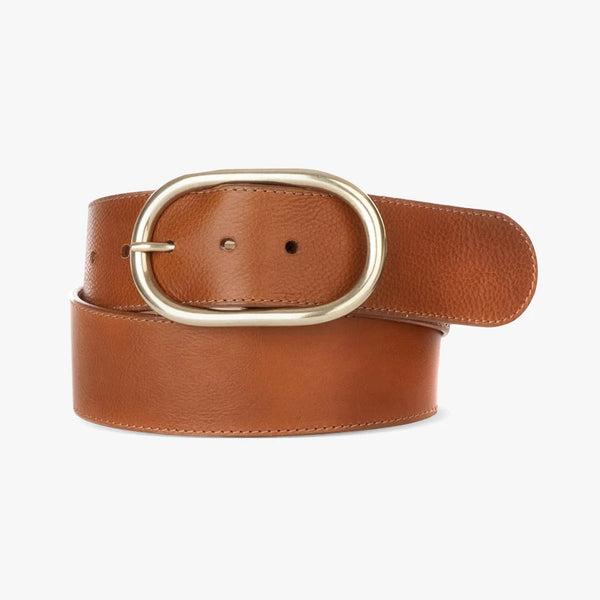 Brave Leather "Fia Vachetta Belt" in Tan Vachetta