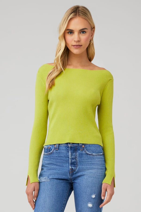 Deluc "Clash Sweater" in Acid Green