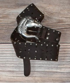 Tasha Polizzi "Cody Belt" in Chocolate