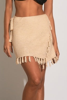 Elan Crochet Wrap Skirt